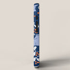 Wonderful ditsy holiday joy blue iPhone Case Gallery Image 2
