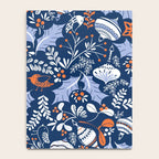 Wonderful ditsy holiday joy blue Notebook Gallery Image 4