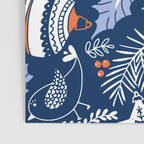 Wonderful ditsy holiday joy blue Poster Gallery Image 3