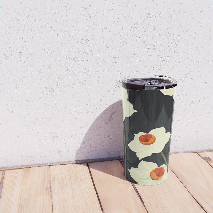 Beautiful Summer flowers I Travel Mug Gallery Image 4