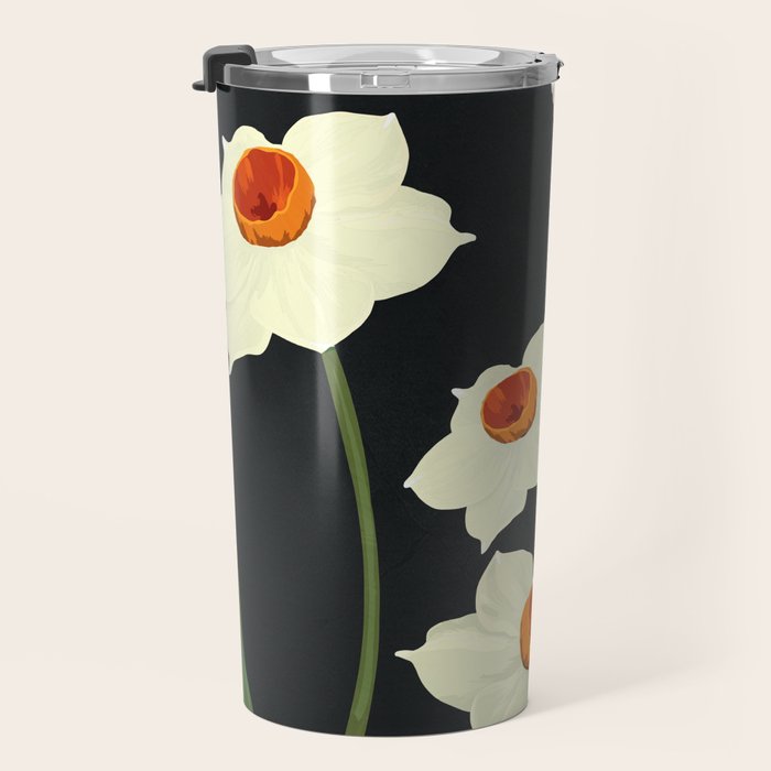 Beautiful Summer flowers I Travel Mug Gallery Image 3