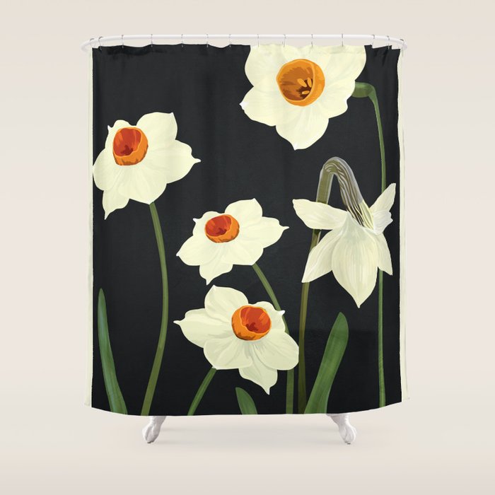 Beautiful Summer flowers I Shower Curtain Gallery Image 1