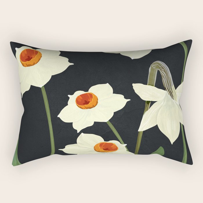 Beautiful Summer flowers I Rectangular Pillow Gallery Image 1
