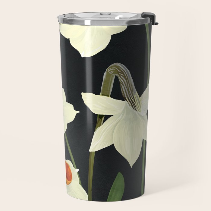 Beautiful Summer flowers I Travel Mug Gallery Image 2