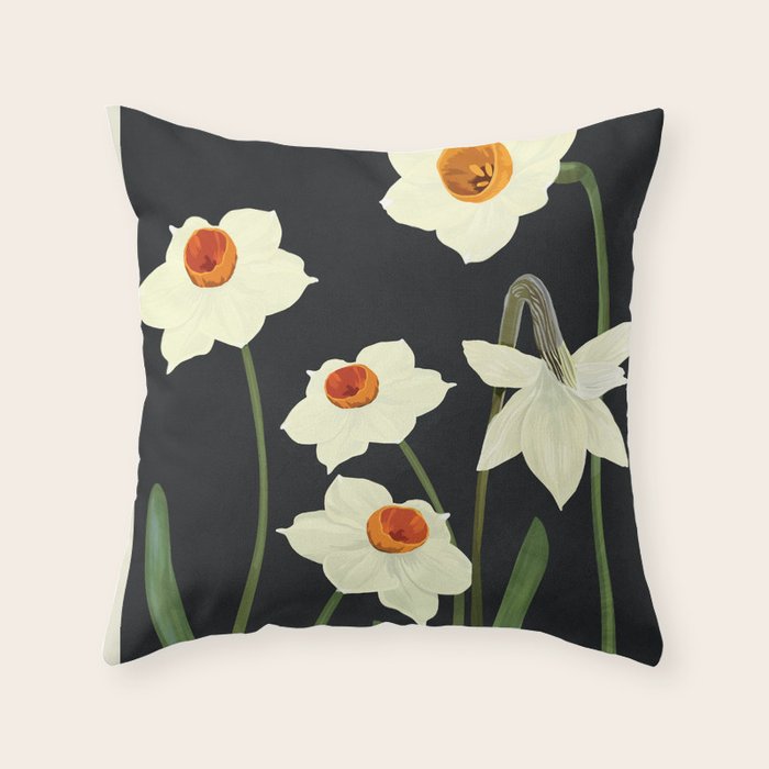 Beautiful Summer flowers I Throw Pillow Gallery Image 1