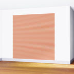 Retro Orange Stripe Pattern Wall Mural Gallery Image 2