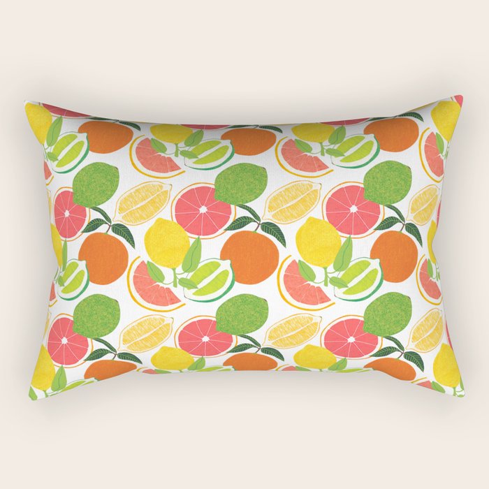 Citrus Harvest Rectangular Pillow Gallery Image 2