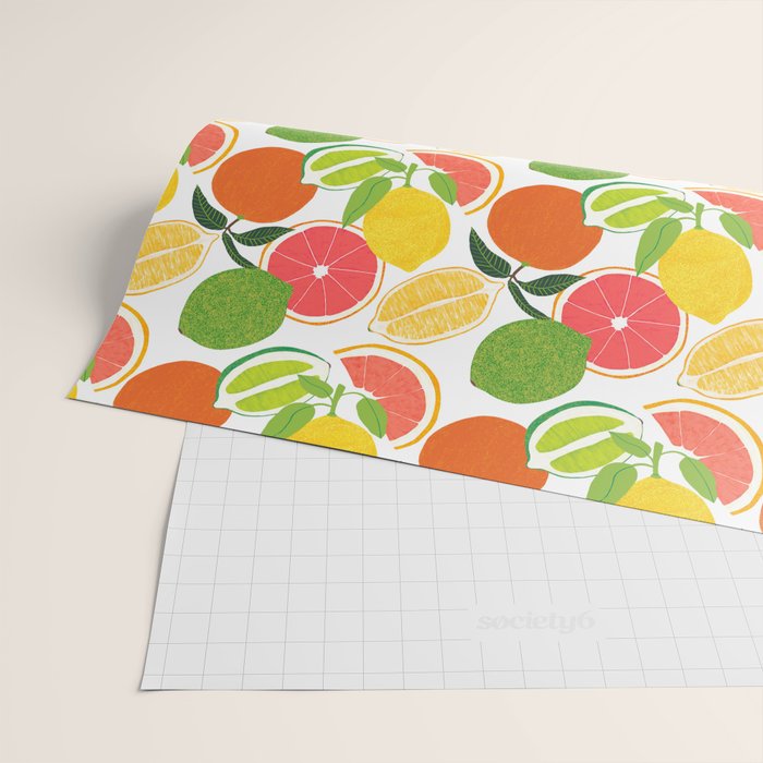 Citrus Harvest Wrapping Paper Gallery Image 2