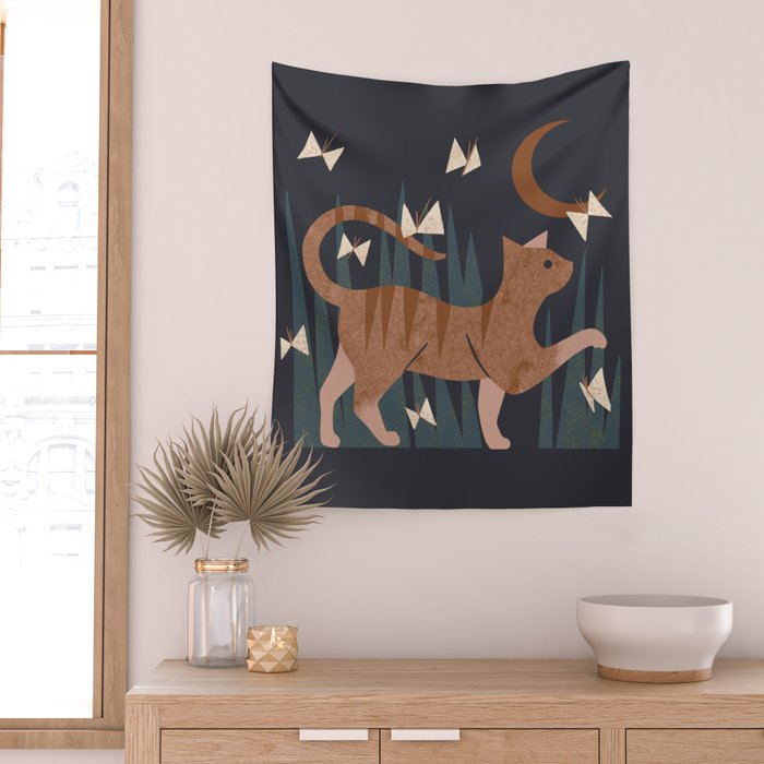 Night Hunter Wall Tapestry Gallery Image 2