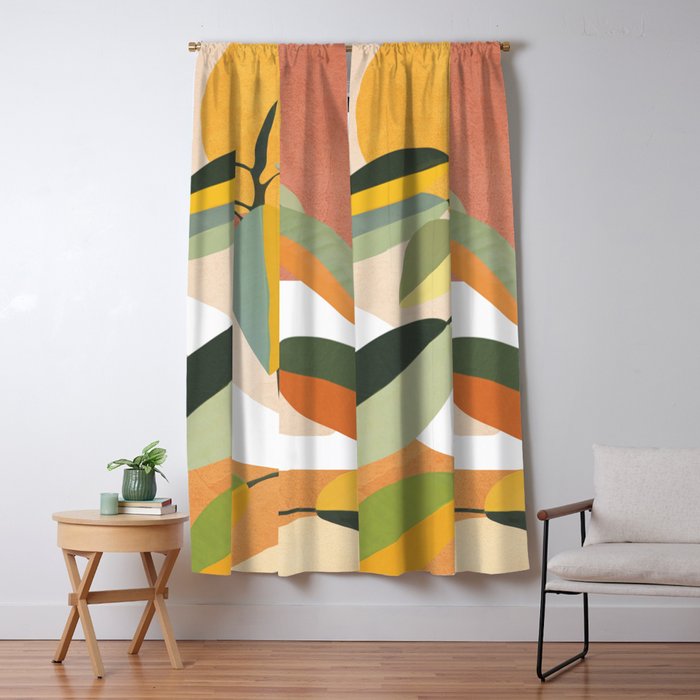 Colorful Branching Out 13 Window Curtain Gallery Image 5
