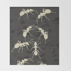 Ants in Formation 6 Throw Blanket Gallery Image 2