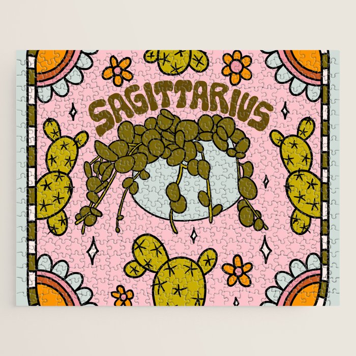 Sagittarius Cactus Jigsaw Puzzle Gallery Image 1