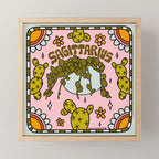 Sagittarius Cactus Mini Art Print Gallery Image 1