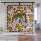 Sagittarius Cactus Wall Mural Gallery Image 1