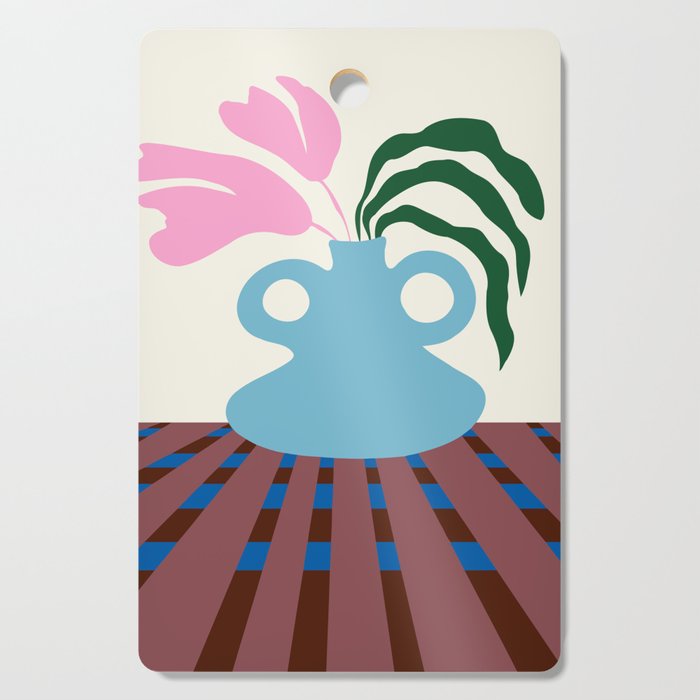 Blossoms on clay Cutting Board Gallery Image 1