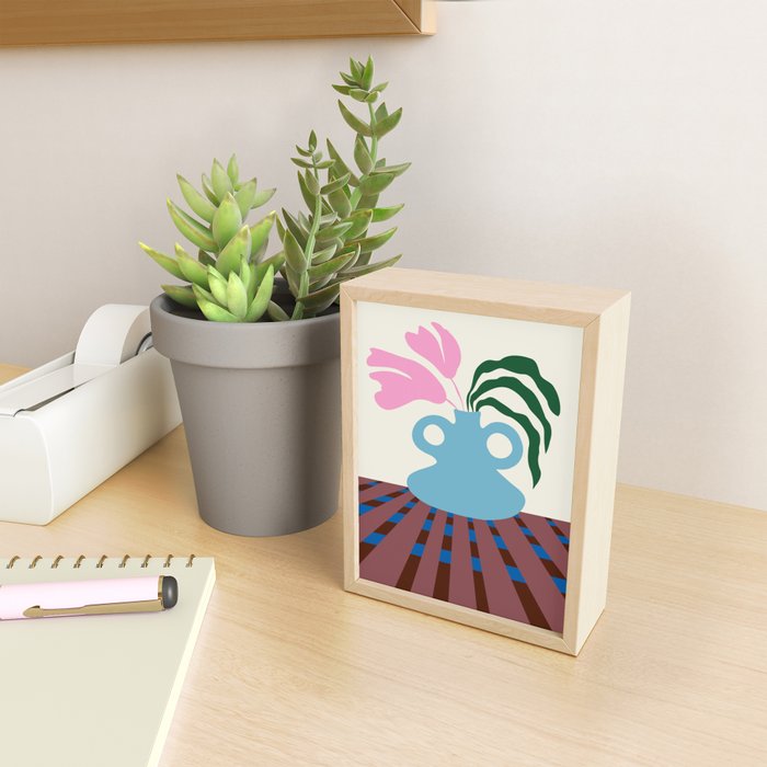 Blossoms on clay Mini Art Print Gallery Image 2