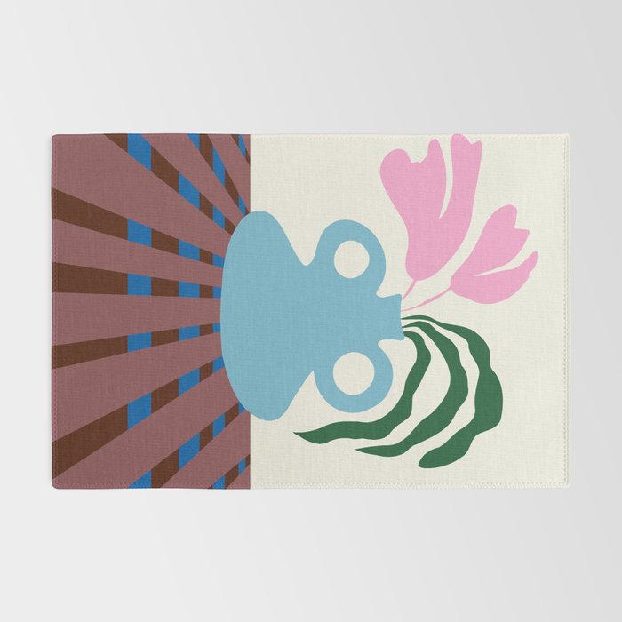 Blossoms on clay Rug Gallery Image 2