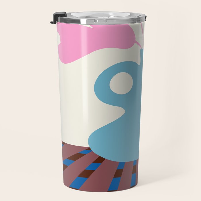 Blossoms on clay Travel Mug Gallery Image 3