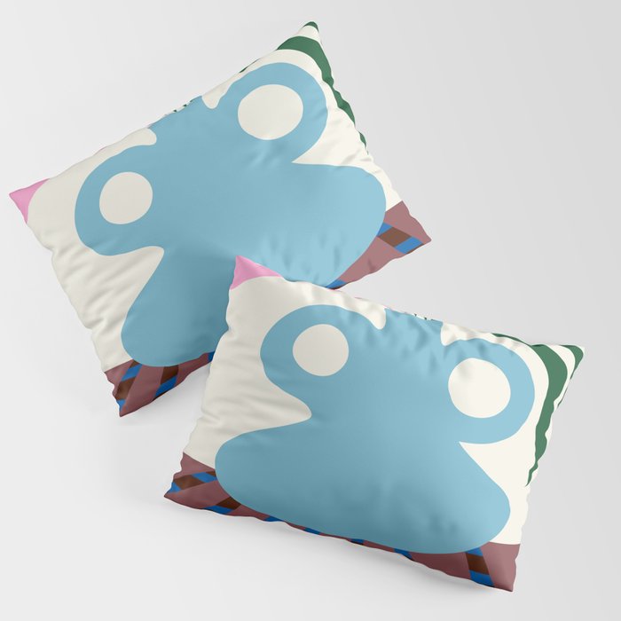 Blossoms on clay Pillow Sham Gallery Image 3