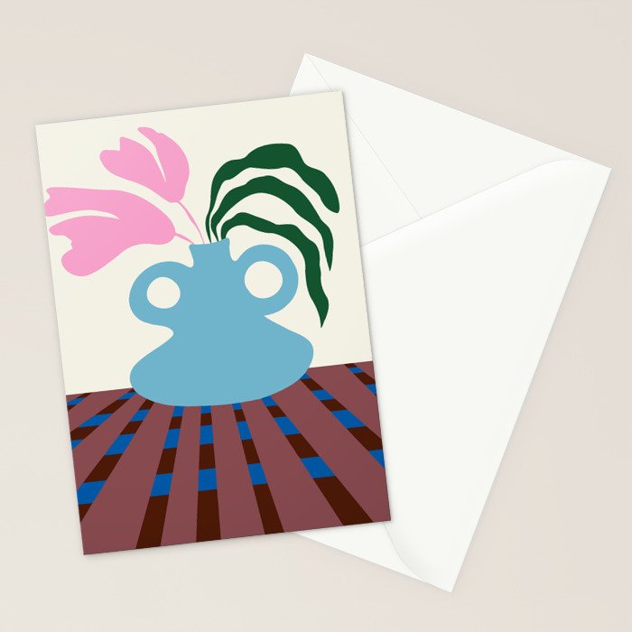 Blossoms on clay Stationery Card Gallery Image 2