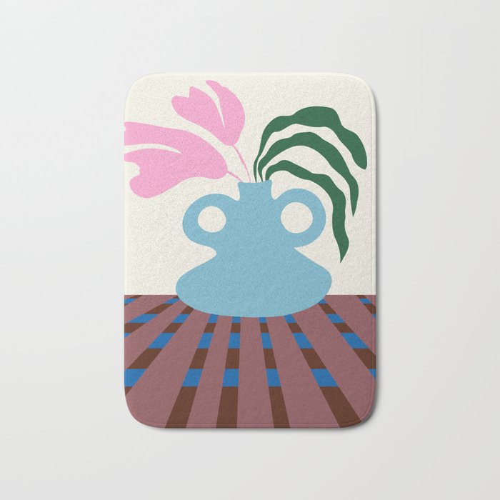Blossoms on clay Bath Mat Gallery Image 1