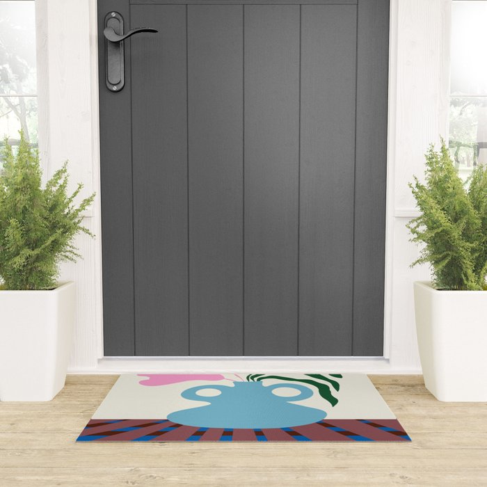 Blossoms on clay Welcome Mat Gallery Image 3