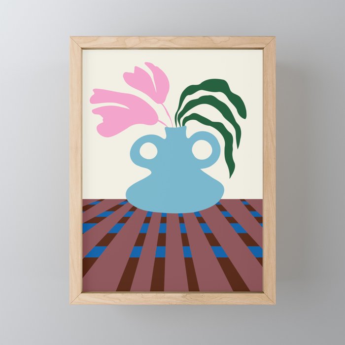 Blossoms on clay Mini Art Print Gallery Image 1