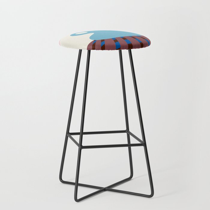 Blossoms on clay Stool Gallery Image 1