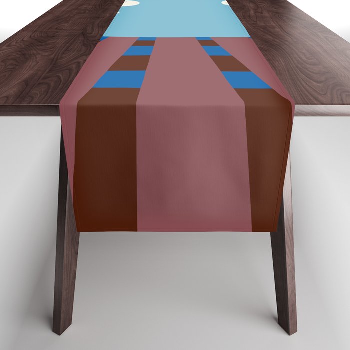 Blossoms on clay Table Runner Gallery Image 1