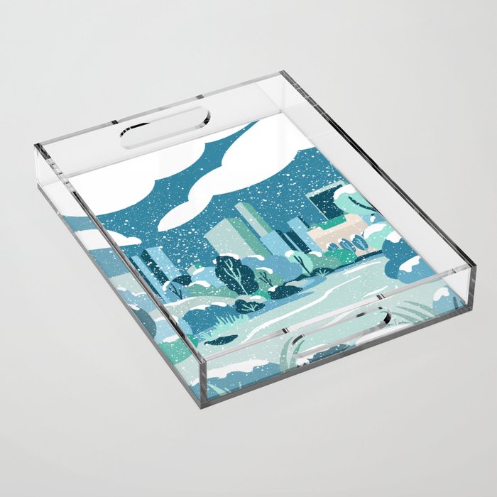 Winter in New York Acrylic Tray Gallery Image 1