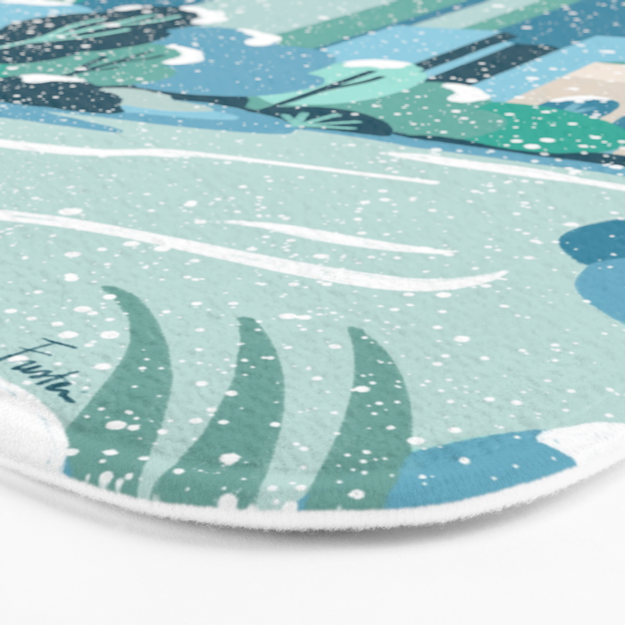Winter in New York Bath Mat Gallery Image 3