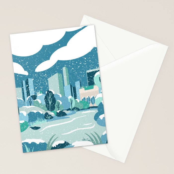 Winter in New York Stationery Card Gallery Image 2