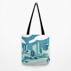 Winter in New York Tote Bag Gallery Image 2