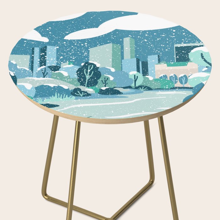 Winter in New York Side Table Gallery Image 2