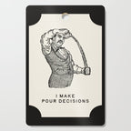 I Make Pour Decisions - Funny Cocktail Bar Cutting Board Gallery Image 1