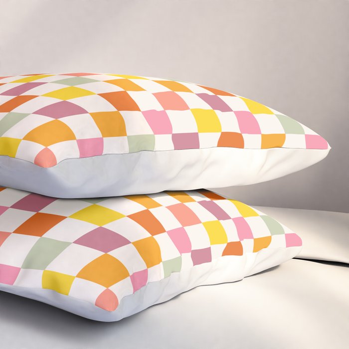 Candy Checkerboard  Pillow Sham Gallery Image 3