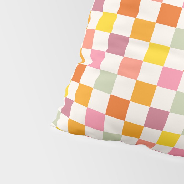 Candy Checkerboard  Pillow Sham Gallery Image 4