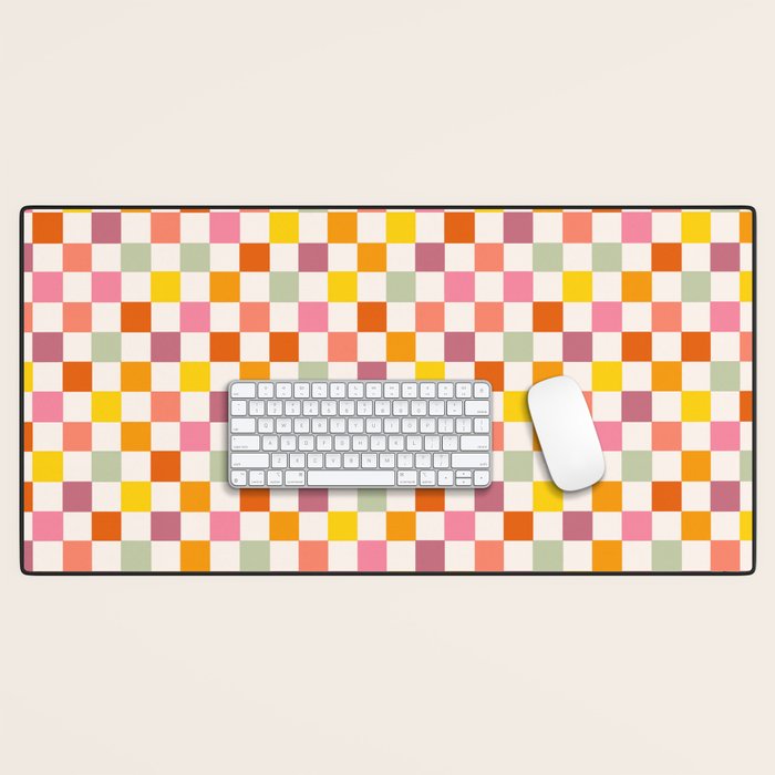 Candy Checkerboard  Desk Mat Gallery Image 1