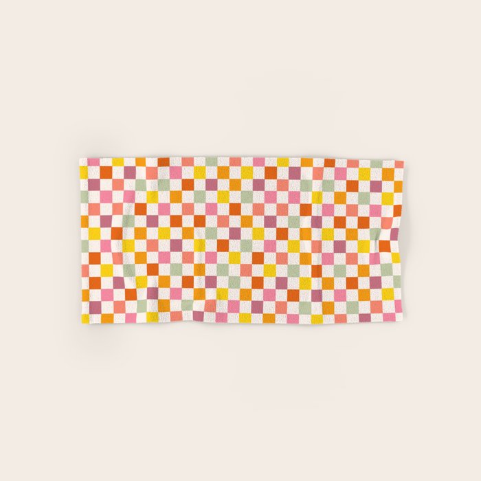 Candy Checkerboard  Bath Towel Gallery Image 1