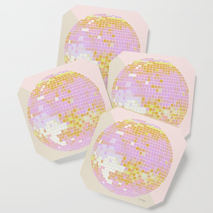 Disco Ball - Peach Coaster Gallery Image 1