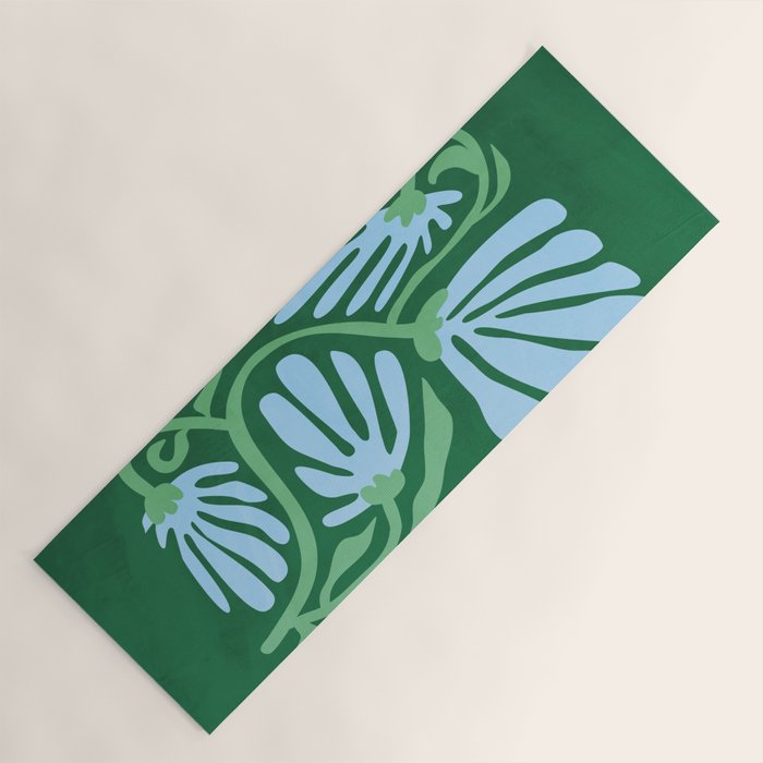 Moonstone & Crusoe: Les Fleurs | Flower Market Color Series 01 Yoga Mat Gallery Image 1
