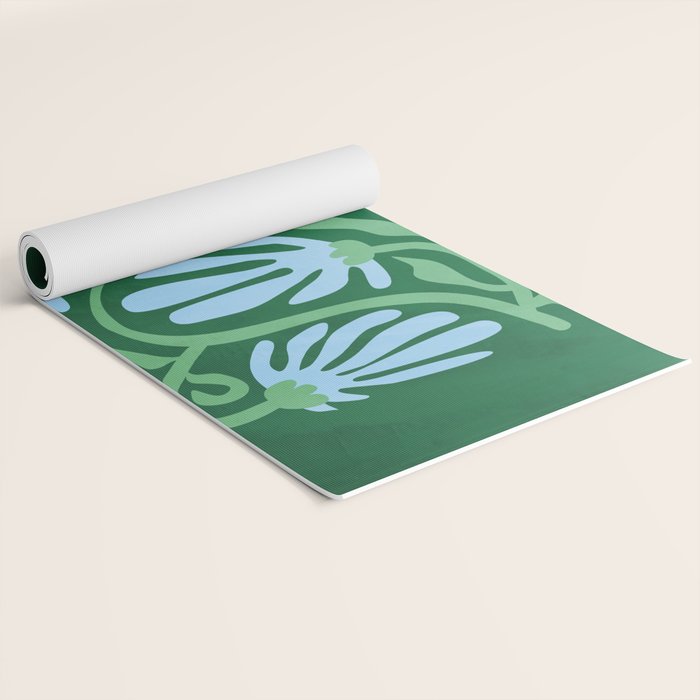 Moonstone & Crusoe: Les Fleurs | Flower Market Color Series 01 Yoga Mat Gallery Image 2