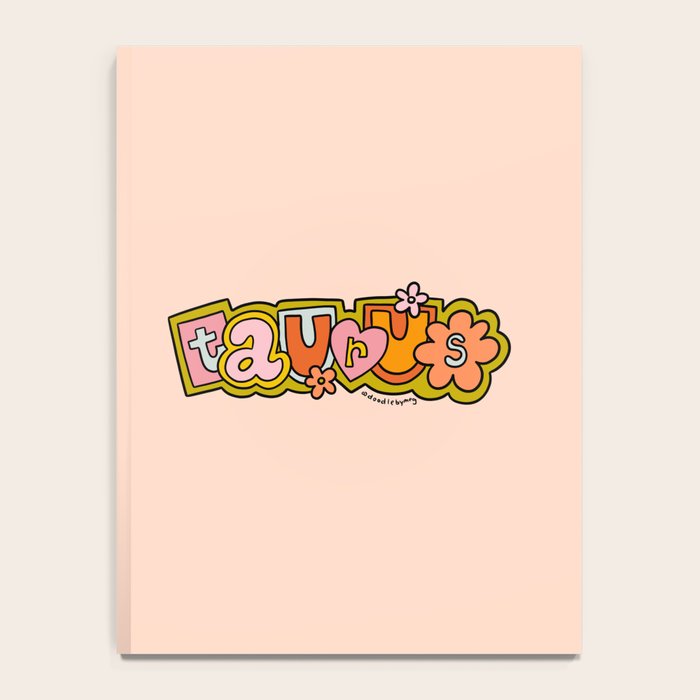 Taurus Doodle Letters Notebook Gallery Image 4