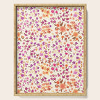 Pink summer blooming Serving Tray Gallery Image 1