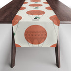 Cat Landscape 138: Hot Sun Balloon Table Runner Gallery Image 1