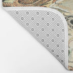 Reptiles II by Adolphe Millot // XL 19th Century Snakes Lizards Alligators Science Textbook Artwork Bath Mat Gallery Image 2
