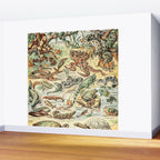 Reptiles II by Adolphe Millot // XL 19th Century Snakes Lizards Alligators Science Textbook Artwork Wall Mural Gallery Image 2