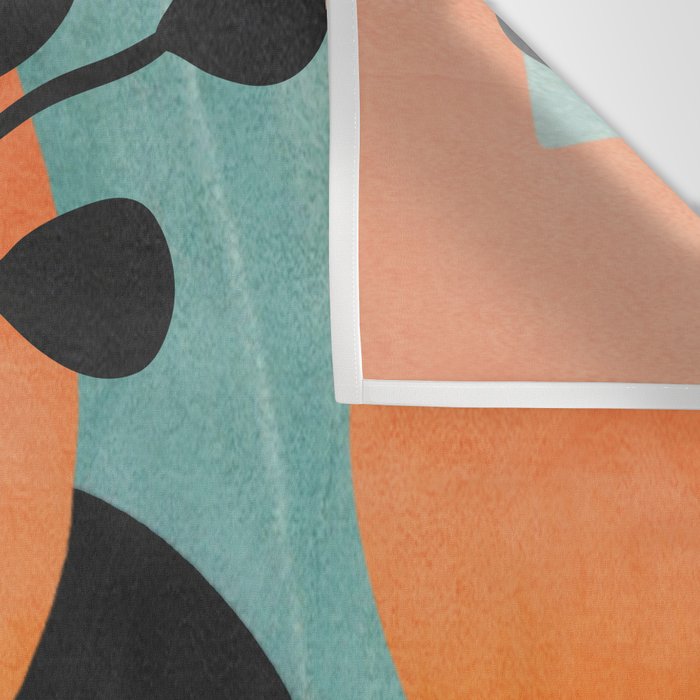 Modern Abstract Vases with Plant 2 Wall Tapestry Gallery Image 3
