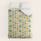 Colorful polka dot circle cartoon pattern Comforter Gallery Image 6
