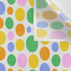 Colorful polka dot circle cartoon pattern Wall Tapestry Gallery Image 3